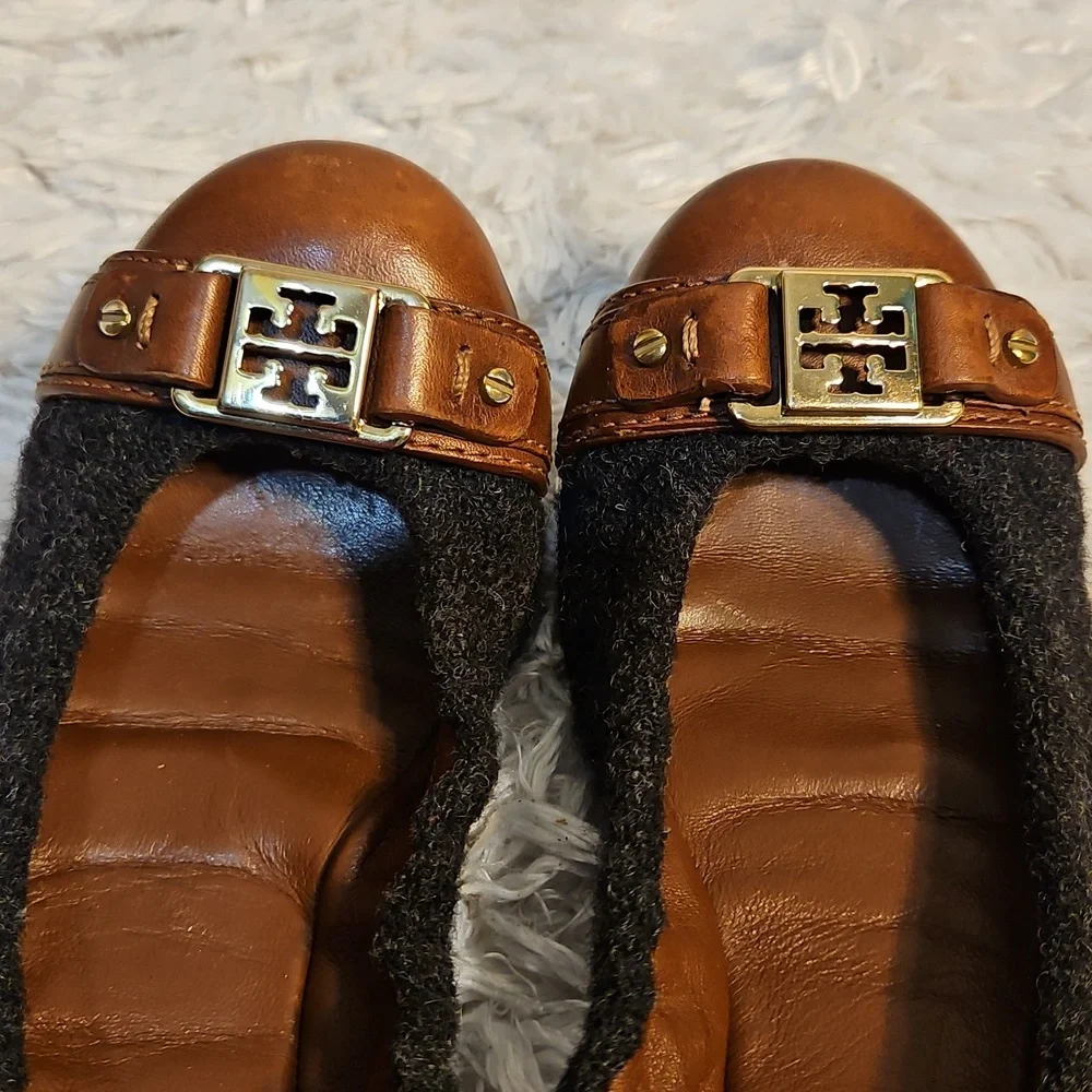 Tory Burch‎ Women's Black and Brown Flats